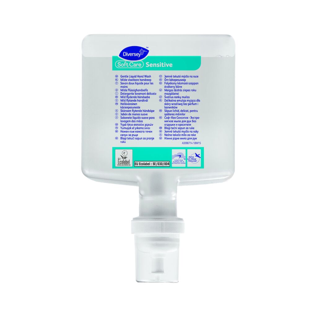 Soft Care Sensitive 4x1.3L - Käsienpesuneste IntelliCare-annosteliljaan