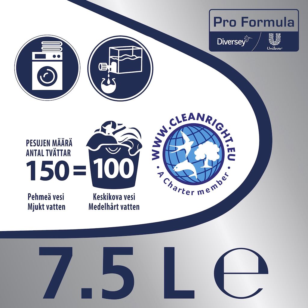 Omo Pro Formula Active Clean 7.5L - Pyykinpesuneste